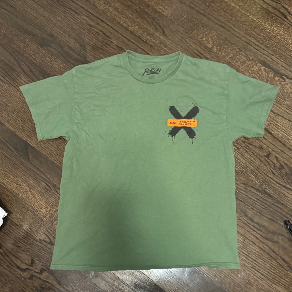 PSAN Men's Short Sleeve Green Graphic Tee